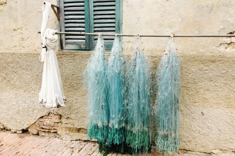 L'ambiance d'un ancien village de pécheurs à Castiglione del Lago (lac Trasimène). Muriel PARENT
