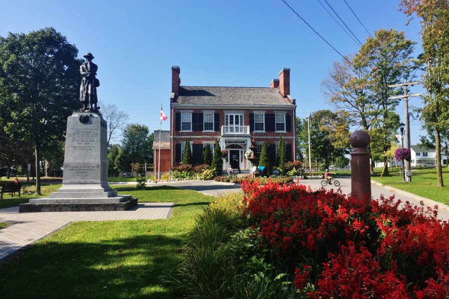 Le centre historique de Gananoque. Valérie FORTIER