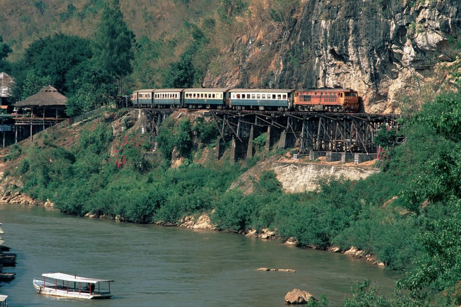 Rivière Kwai à Kanchanaburi. Author's Image