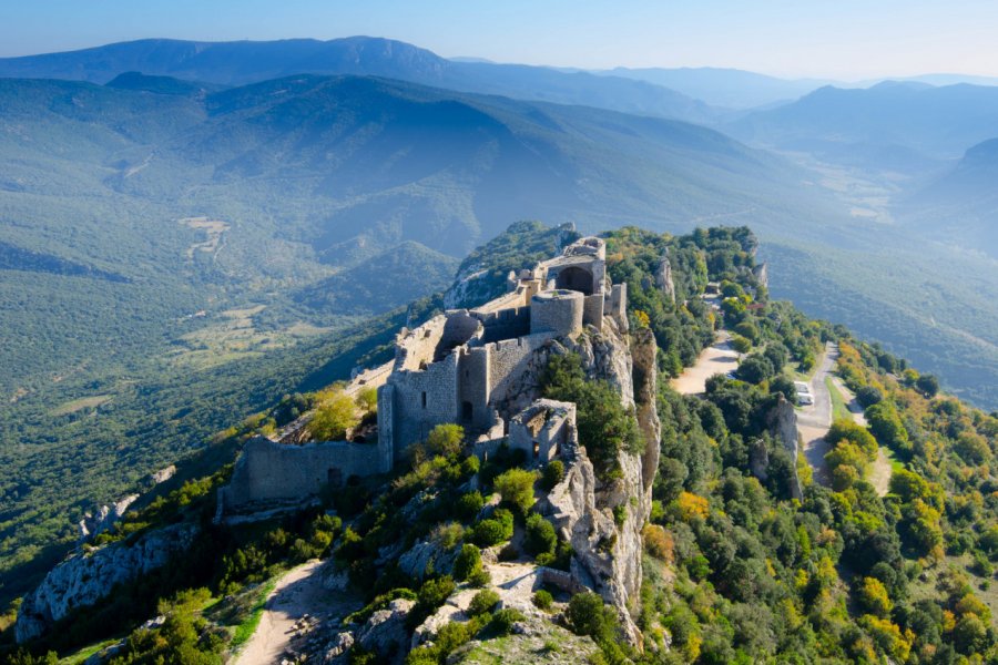 Château de Peyrepertuse. midgardson - stock.adobe.com