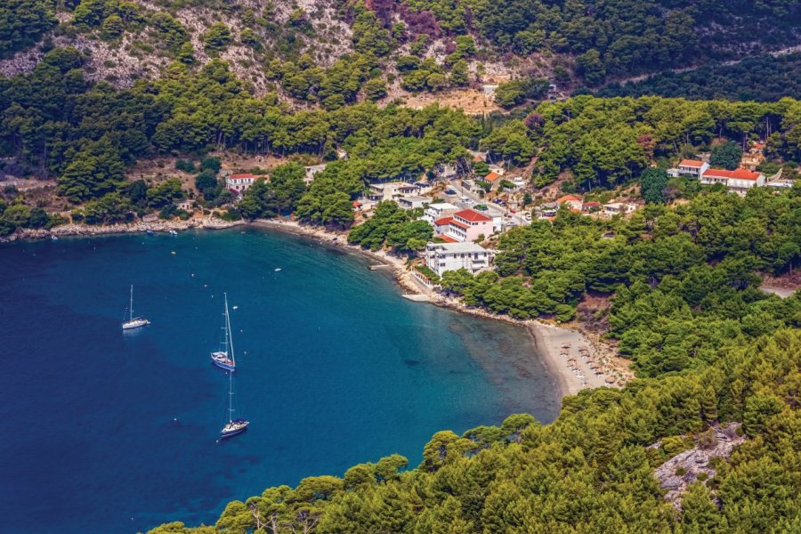 Vue aérienne du parc de Mljet. Jasmina Mihoc - iStockphoto