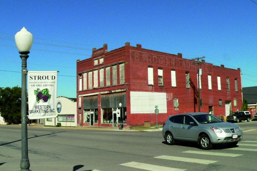 La Route 66 à Stroud dans l'Oklahoma. Claire DELBOS