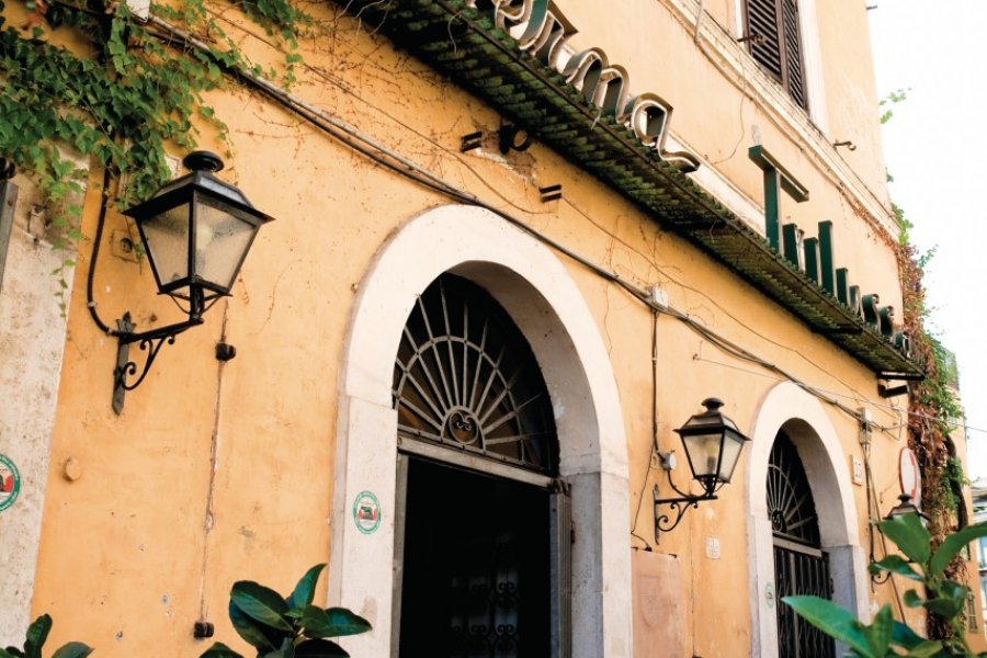 Taverna Trilussa dans le quartier de Trastevere. (© Philippe GUERSAN - Author's Image))