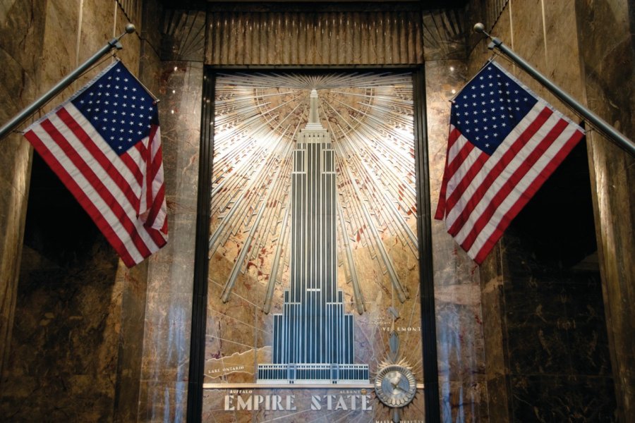 Hall d'entrée de l'Empire State Building (Midtown). Author's Image