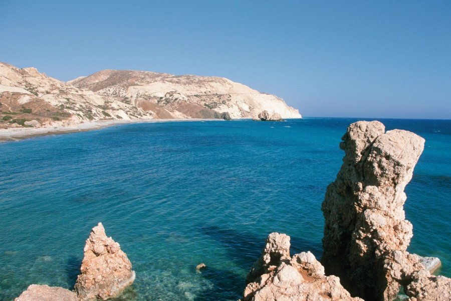 Plage à proximité du rocher d'Aphrodite. Author's Image