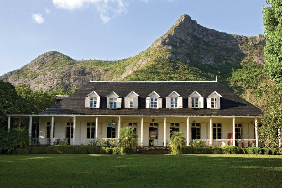 La maison Eurêka et son parc. Office du Tourisme de l'Île Maurice - Bamba Sourang