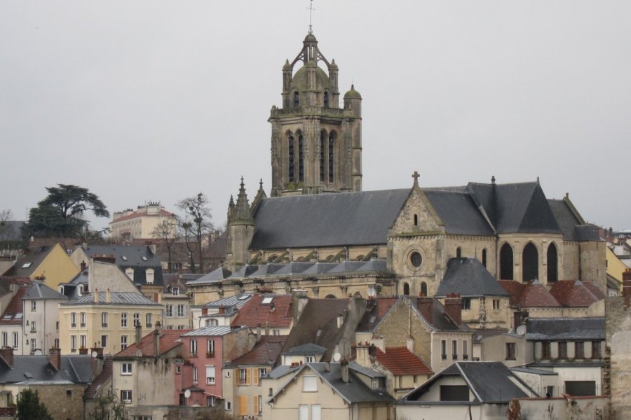 Le vieux Pontoise depuis l'ancien château Marie BERTIER