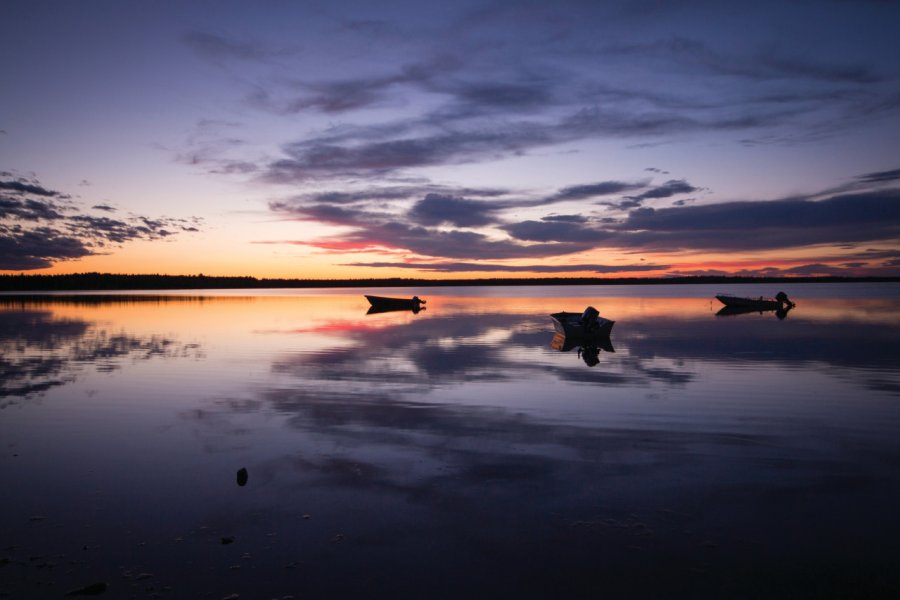 Coucher de soleil à Kouchibouguac. Tourisme Nouveau-Brunswick