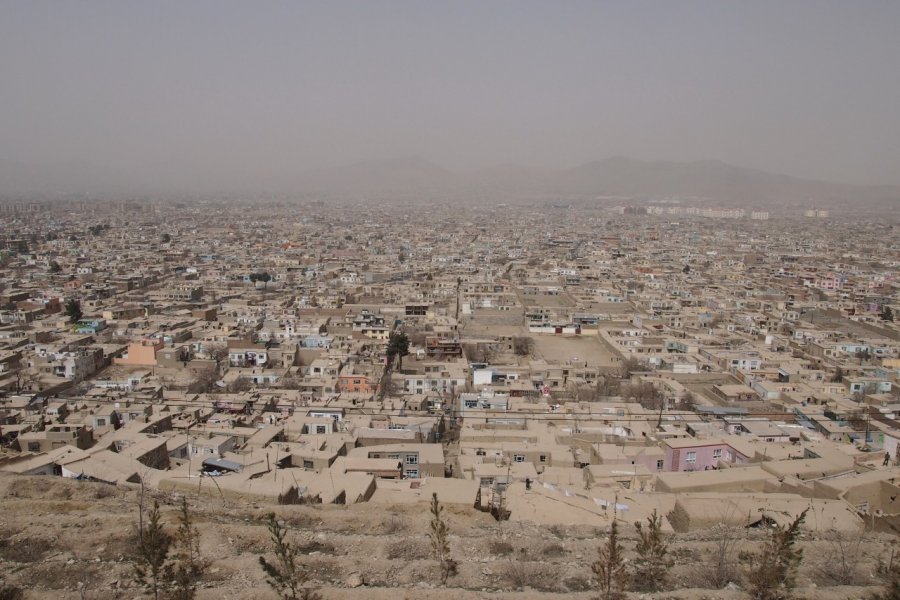 Vue sur Kaboul depuis la colline de Wazir Akbar Khan. VINCENT RONCO