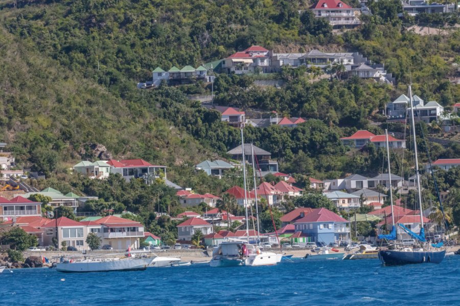 Le quartier de Corossol vu de la mer. Magali Couaillet