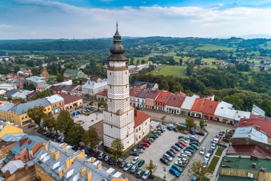 Tour de l'hôtel de ville de Biecz. Air Vision - Shutterstock.com