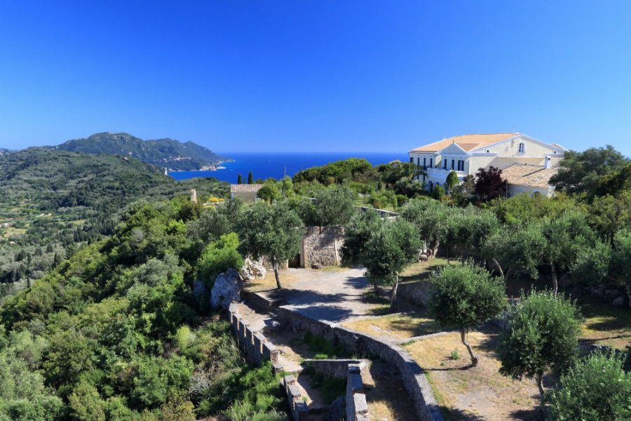 Pelekas et ses anciennes fortifications. Tupungato - Fotolia