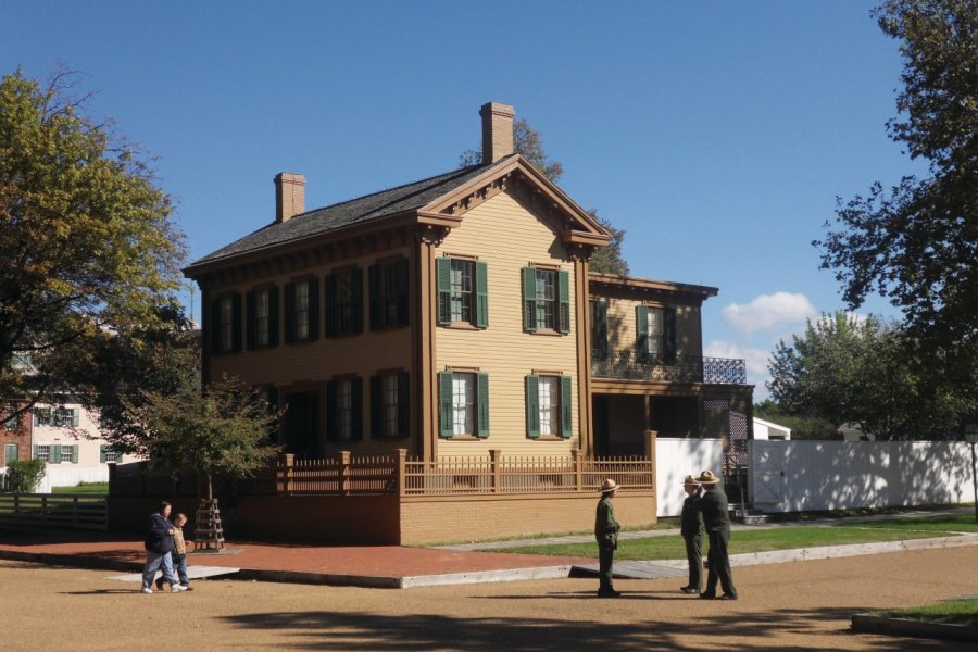 La maison d'Abraham Lincoln à Springfield. Claire DELBOS