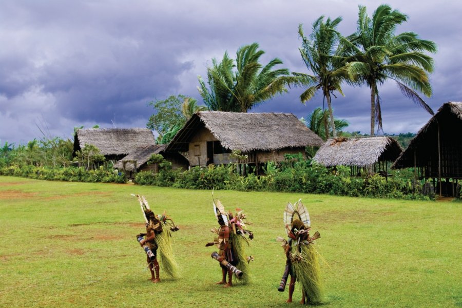 Village Kaluli à Bosavi, Southern Highlands Province. Philippe Gigliotti