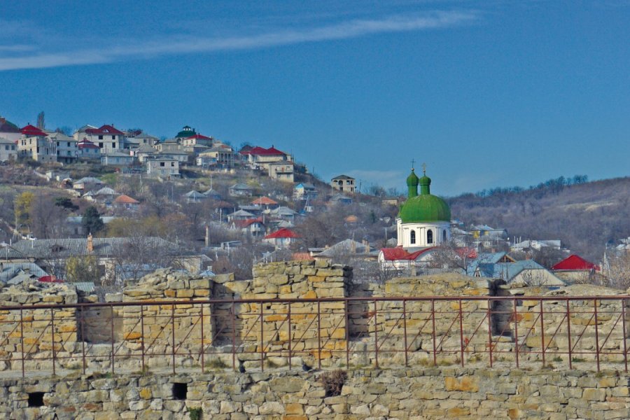 Vue de la colline des tsiganes depuis la forteresse de Soroca. Mila PRELI
