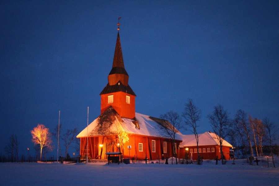 L'église de Kautokeino. Aleksandr Stezhkin - Shutterstock.com