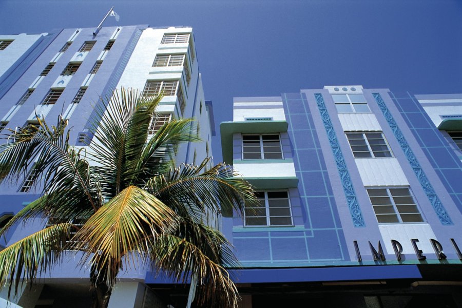 Immeubles Art déco sur Ocean Drive, Miami Beach. (© Siegfried Stoltzfuss - Iconotec))