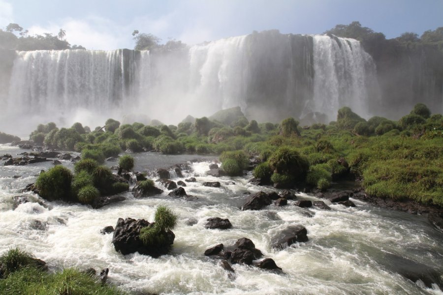 Les chutes du côté brésilien. Stéphan SZEREMETA