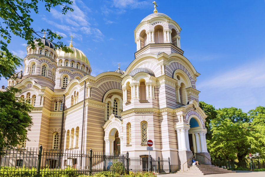 La cathédrale de la Nativité à Rīga. dimbar76 - Shutterstock.com