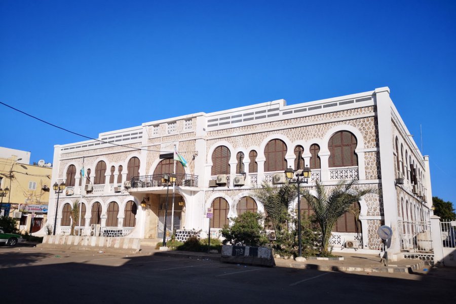 La Maison du District (Djibouti-Ville), place du 27-Juin. Sophie ROCHERIEUX