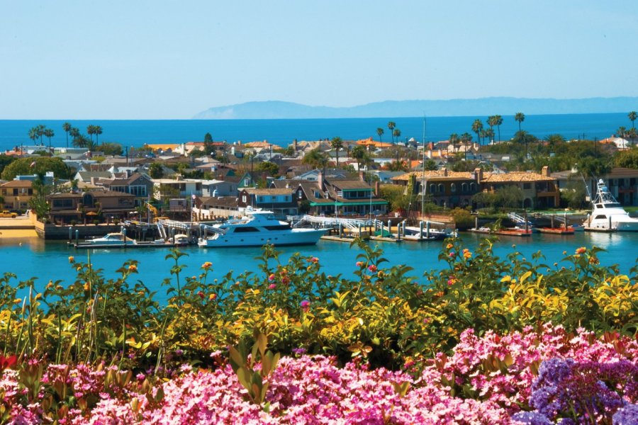 Vue sur Lido Isle, Newport Beach. Davel5957 - iStockphoto