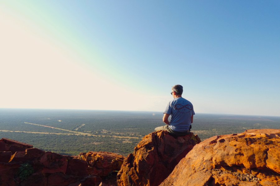 Horizon infini sur les hauteurs du Waterberg. Sophie ROCHERIEUX