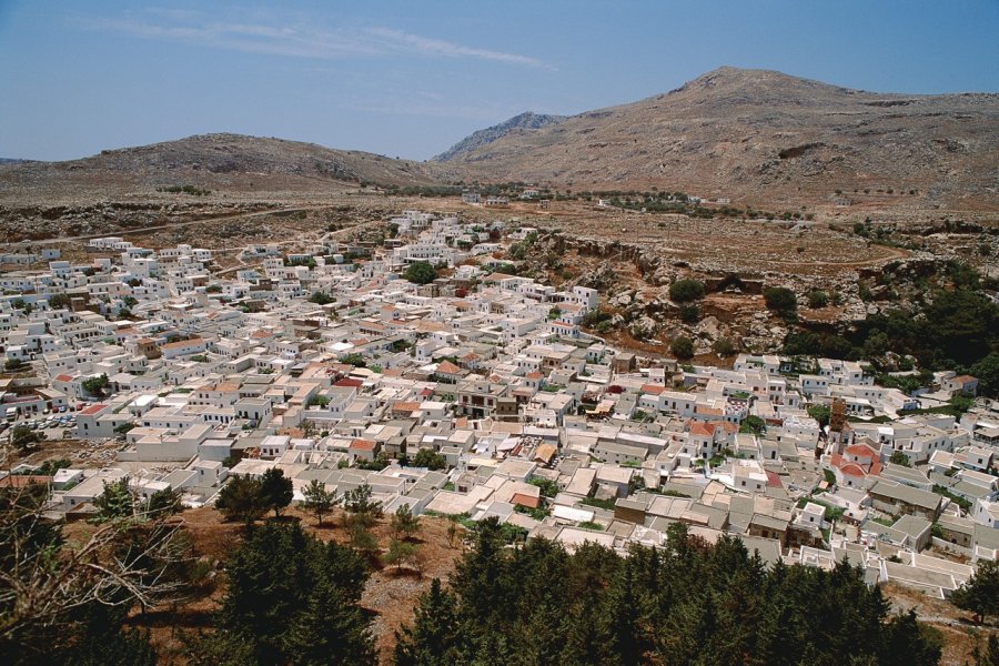 Vue sur la ville de Lindos. Author's Image