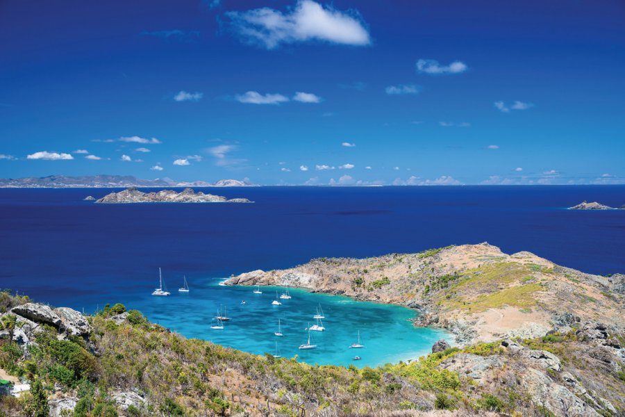 L'anse de Colombier Comité territorial du tourisme de Saint-Barthélemy