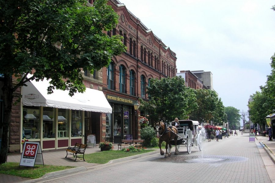 Balade en calèche sur Victoria Row à Charlottetown. Valérie FORTIER