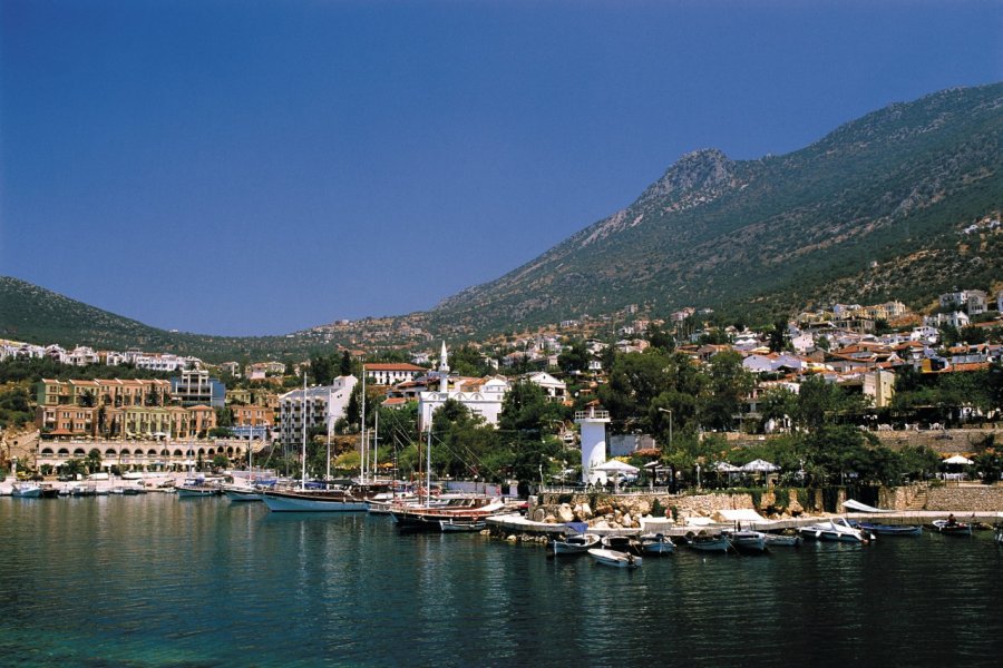 Kalkan est l'une des stations de vacances principales d'Antalya. Author's Image