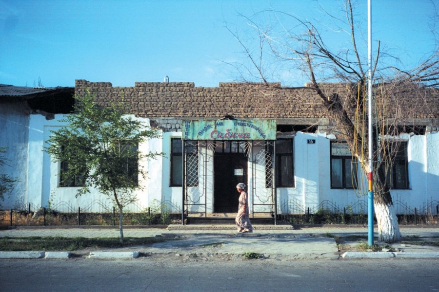 Ancien hôtel de Kyzyl-Orda. Sylvie FRANCOISE