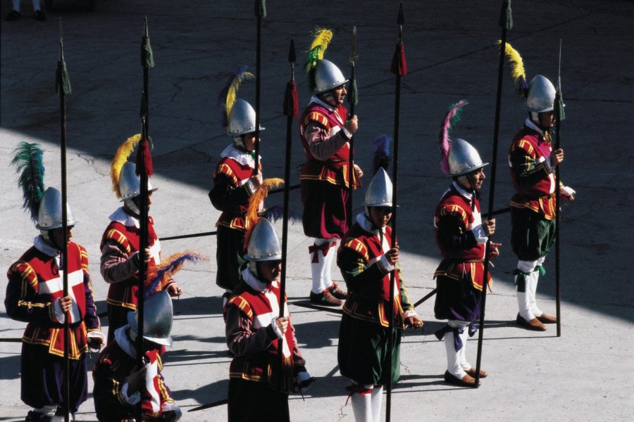 Reconstitution historique au fort Saint-Elme. Ettore Venturini - Iconotec