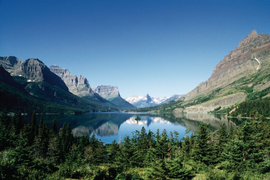 Glacier National Park : Saint Mary Lake. Tony STEINHARDT - Author's Image