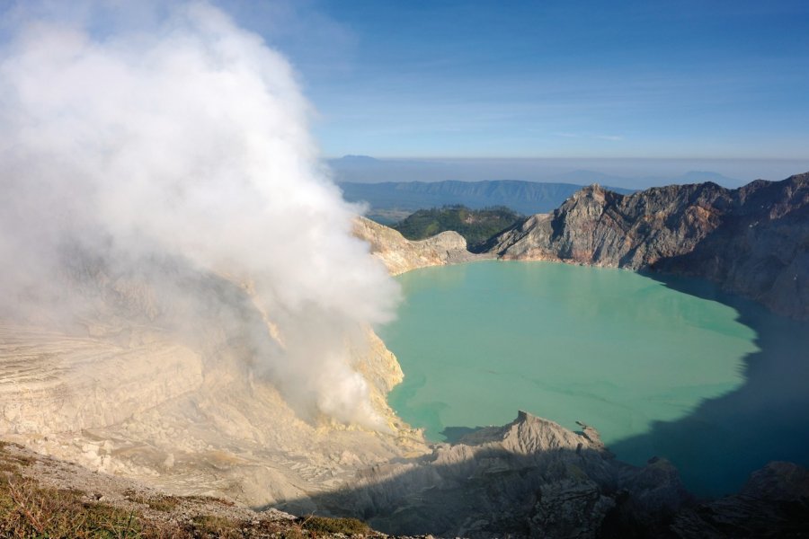 Lac de cratère du Kawah Ijen. PATRICE ALCARAS