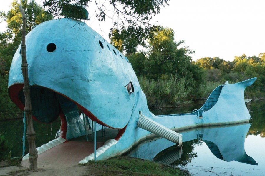 La baleine bleue de Catoosa dans l'Oklahoma. Claire DELBOS