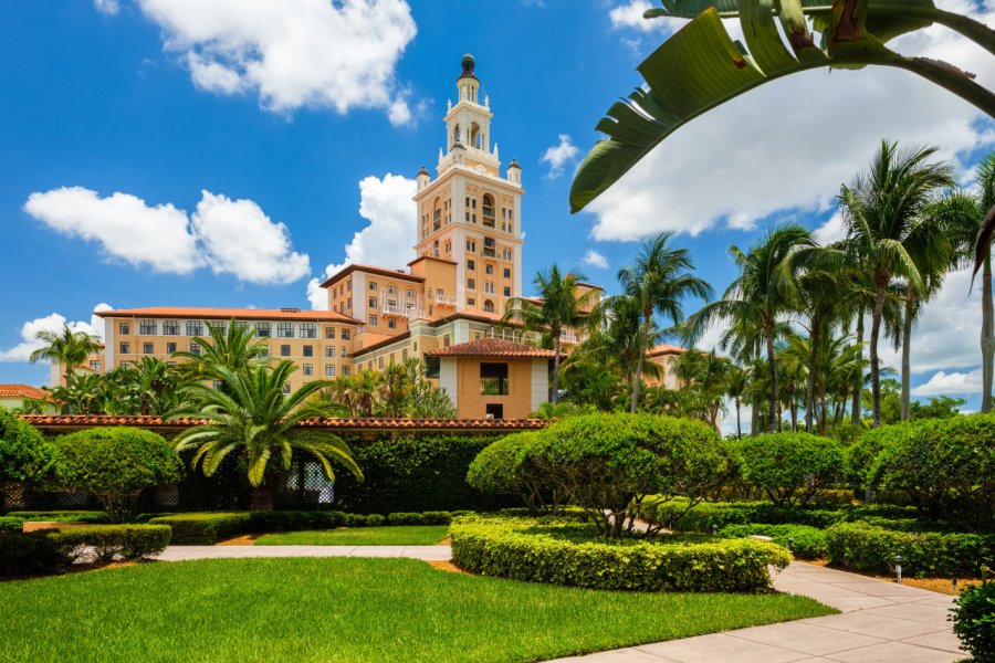 Biltmore Hotel dans le quartier de Coral Gables. Fotoluminate LLC - Shutterstock.com