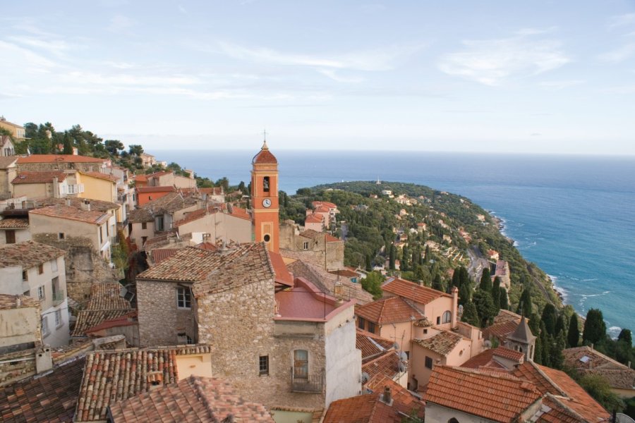 Vue du village de Roquebrune-Cap-Martin. southpict