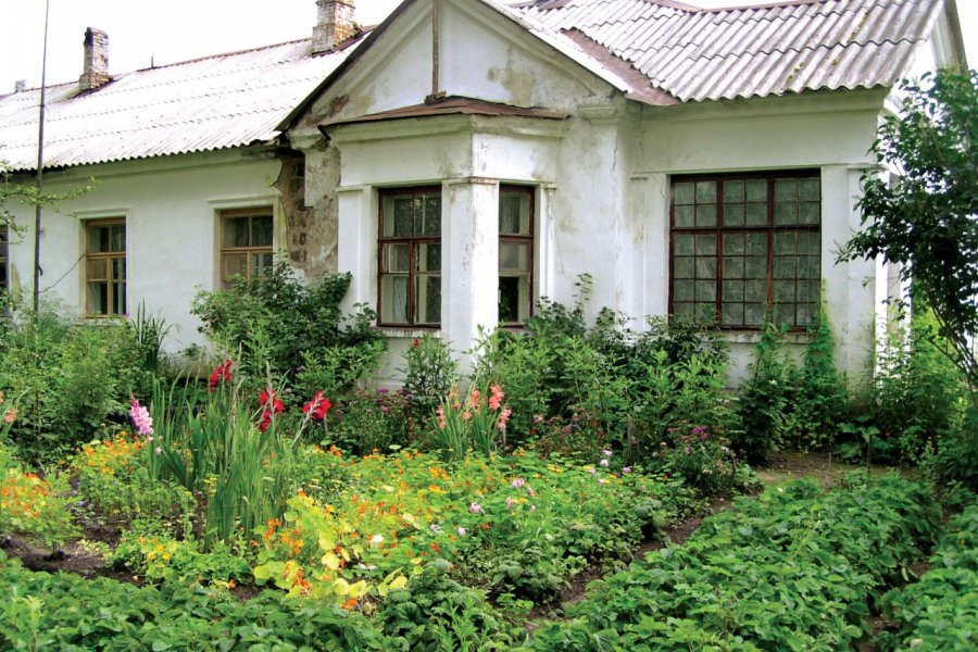Maison ouvrière dans le village de Svirstroy. Stéphan SZEREMETA