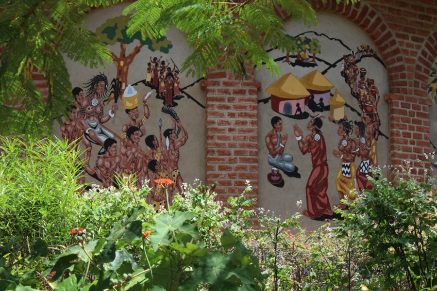 Peintures murales du Kungoni Centre of Culture and Art à Mua Mission. Abdesslam BENZITOUNI