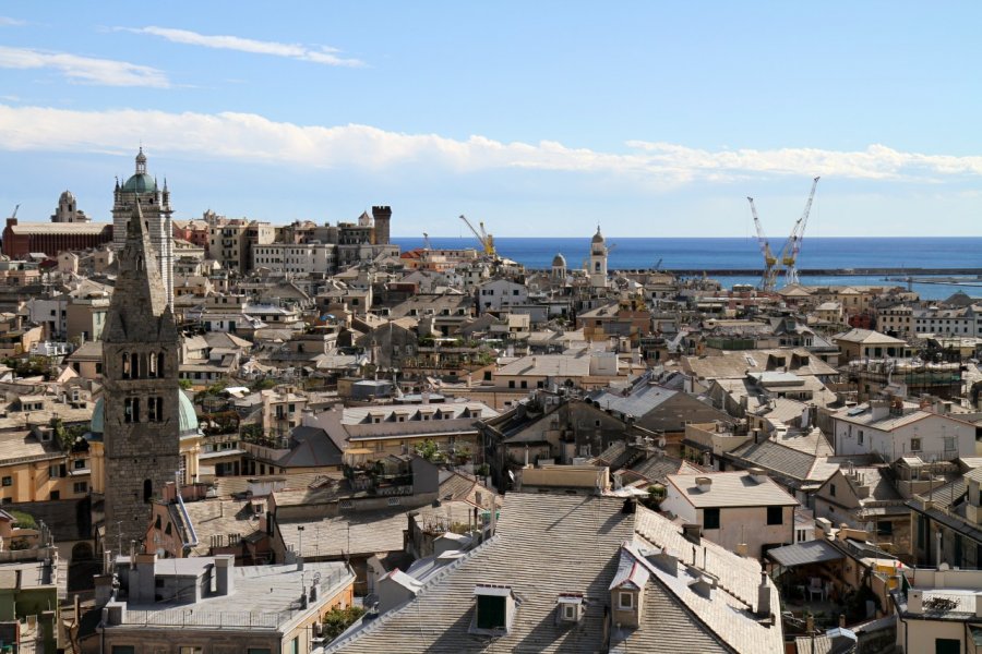 La vue panoramique depuis le Palazzo Rozzo. (© Stéphan SZEREMETA))