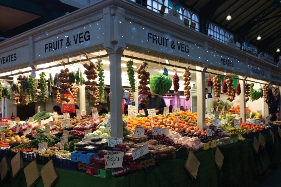 Visite du marché de Cardiff. Muriel PARENT