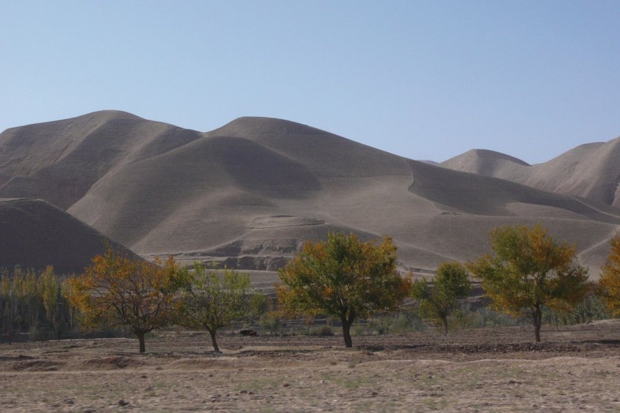 Désert de Dasht-e-Laili, entre Maïmana et Sherberghan. Constance de Bonnaventure