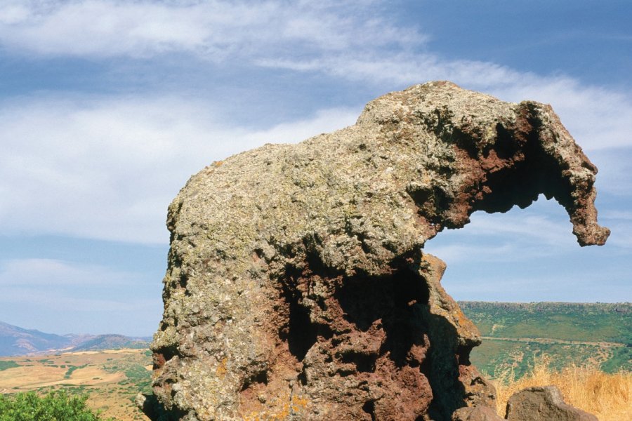 Roccia dell'Elefante (le rocher de l'Éléphant). Author's Image
