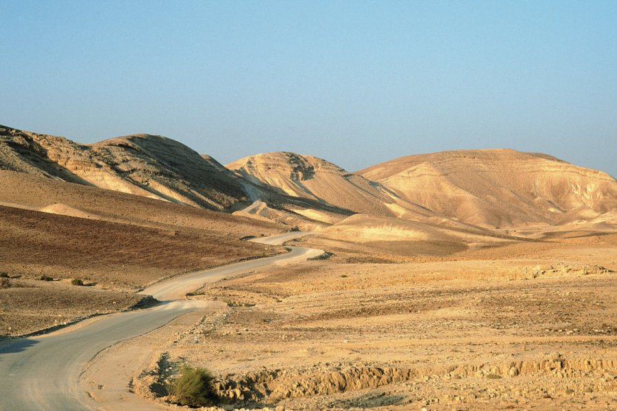 Paysage entourant Masada. Alamer - Iconotec