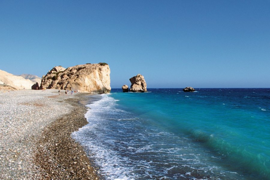 Plage à proximité du rocher d'Aphrodite. Author's Image