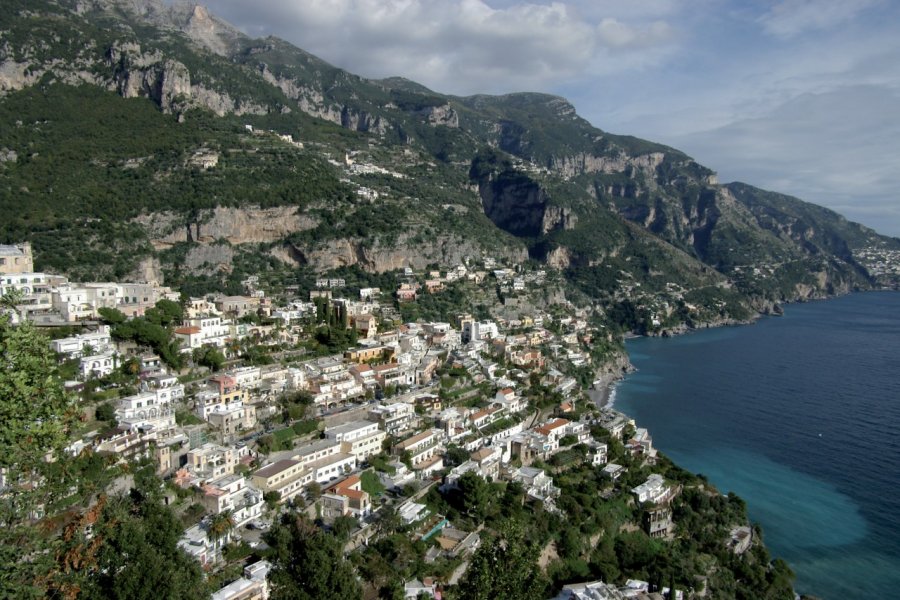 Vue générale de Positano. Stéphan SZEREMETA