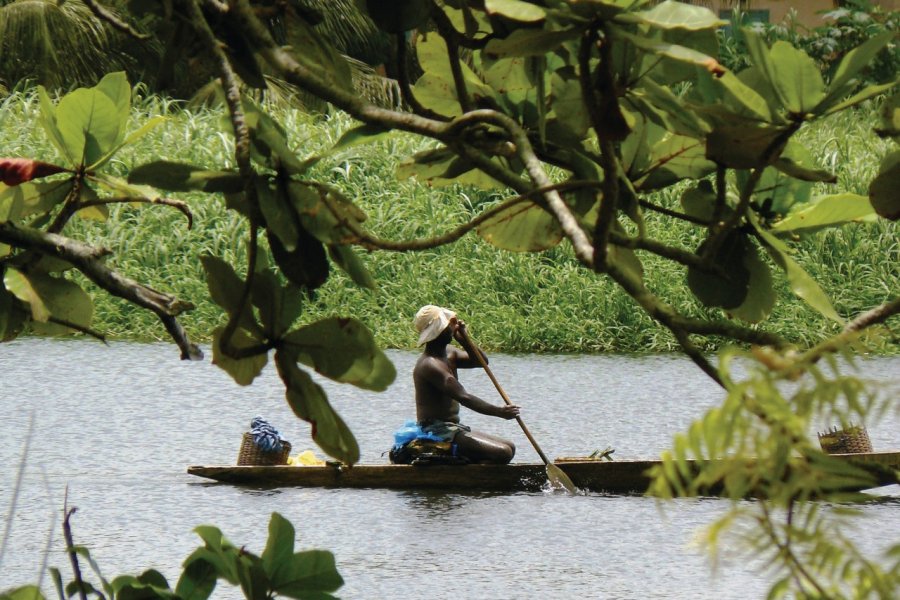 Sur la lagune. Elodie VERMEIL