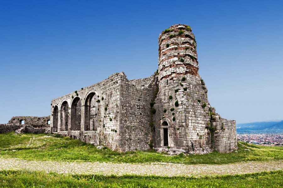 Ruines de la citadelle de Rozafa. saiko3p - Shutterstock.com