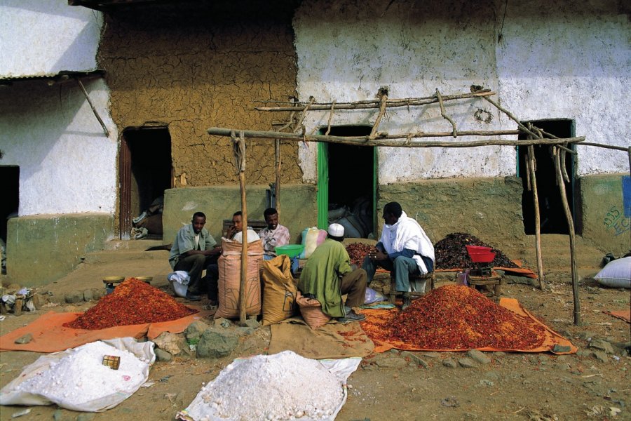 Vendeurs musulmans de piments. Alamer - Iconotec