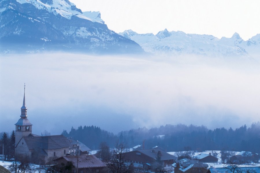 Le village de Cordon, au pied du Mont-Blanc ITZAK NEWMANN - ICONOTEC